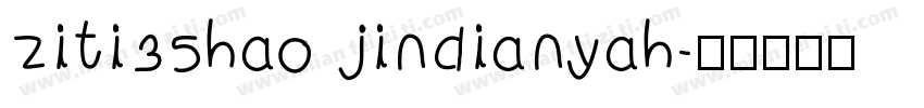 ziti35hao jindianyah字体转换